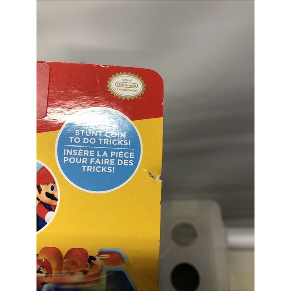 Nintendo Super Mario Bros. Mario Kart Luigi Pull-N-Go Coin Racers Toy Car - Picture 13 of 13